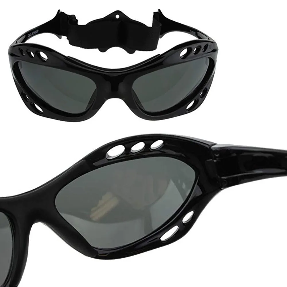 2 Pairs Black Sunglasses Goggles Fishing Boating Water Kite Surfing Jetski UV400
