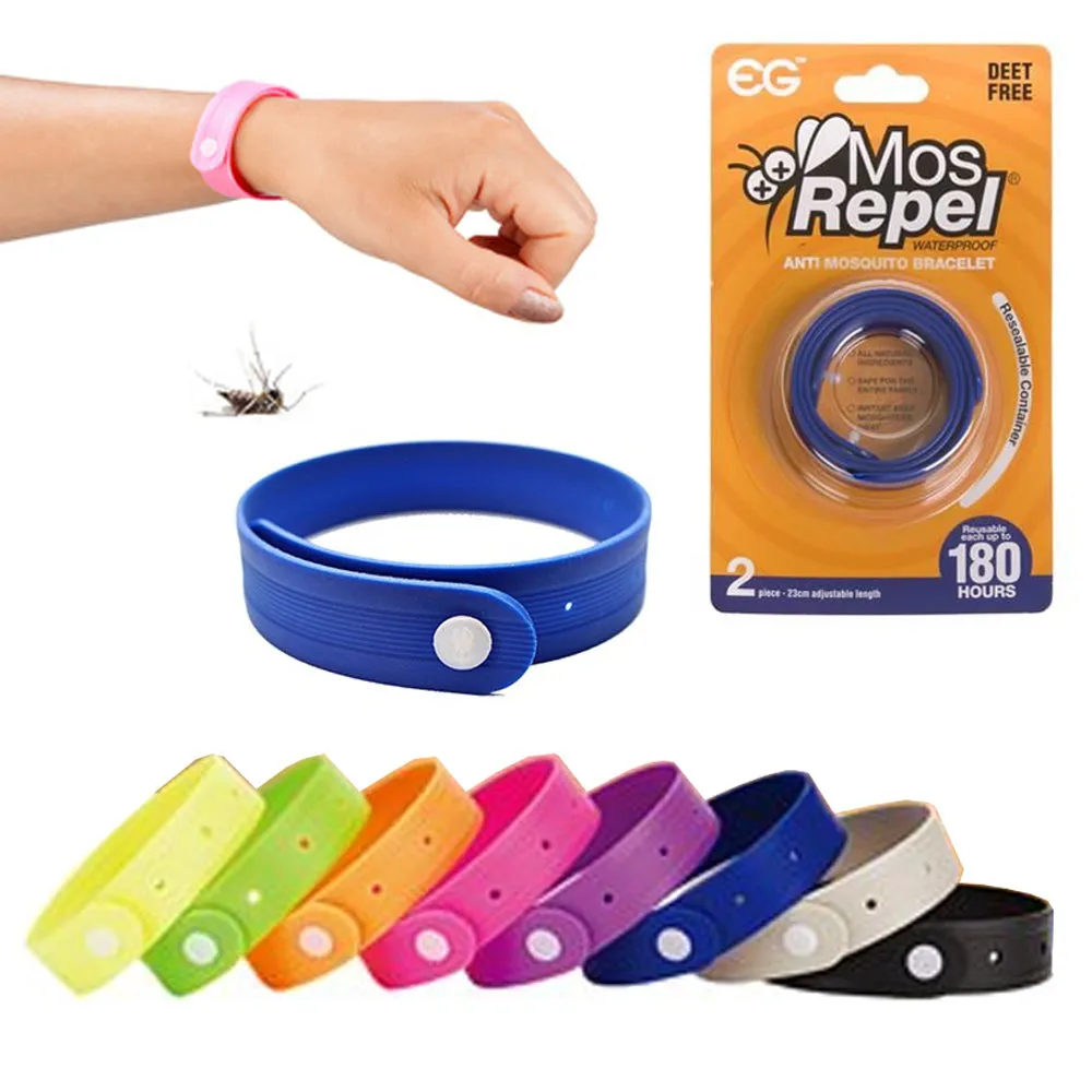 4 Pc Anti Mosquito Insect Pest Bugs Repellent Repeller Wrist Bracelet Band