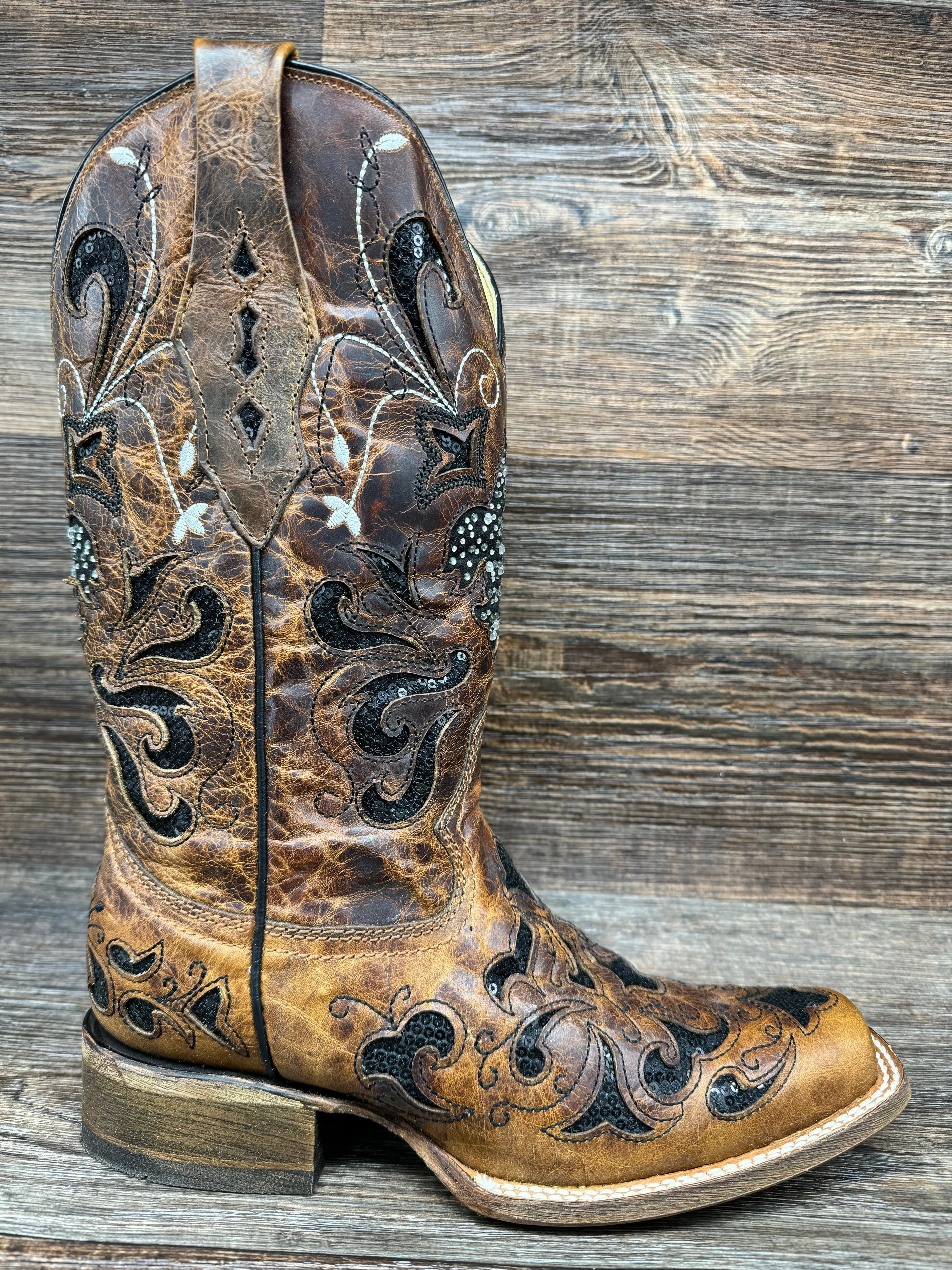 A2840 Women's Square Toe Western Boot by Corral