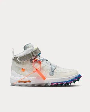 Air Force 1 Mid White / Clear White High Top Sneakers
