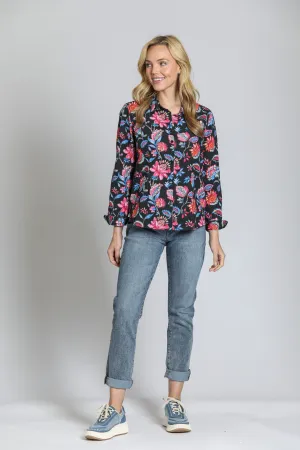 APNY Pink Blue Multi  Classic Button-Up Shirt
