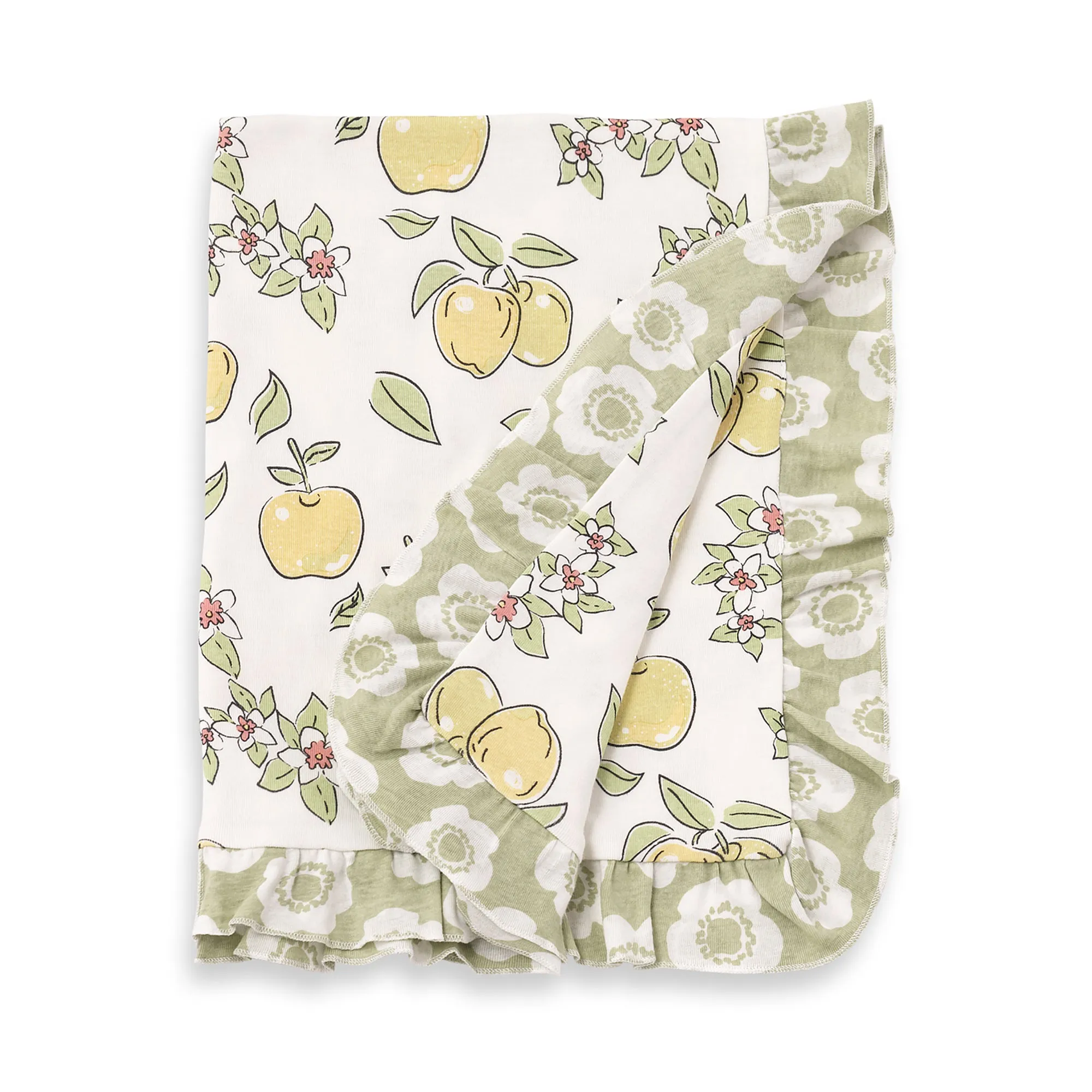 Apple Blossoms Stroller Blanket