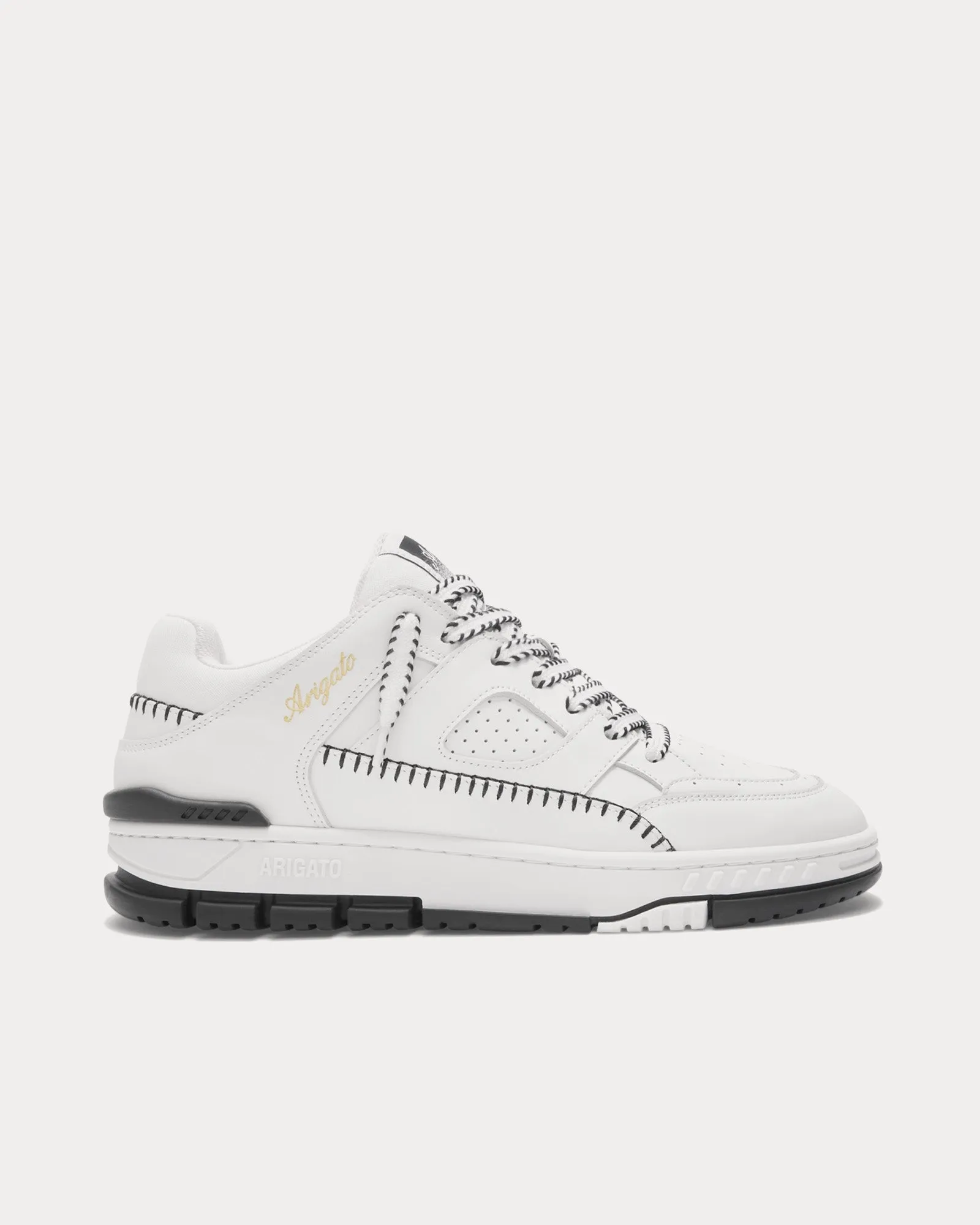 Area Lo Stitch White / Black Low Top Sneakers