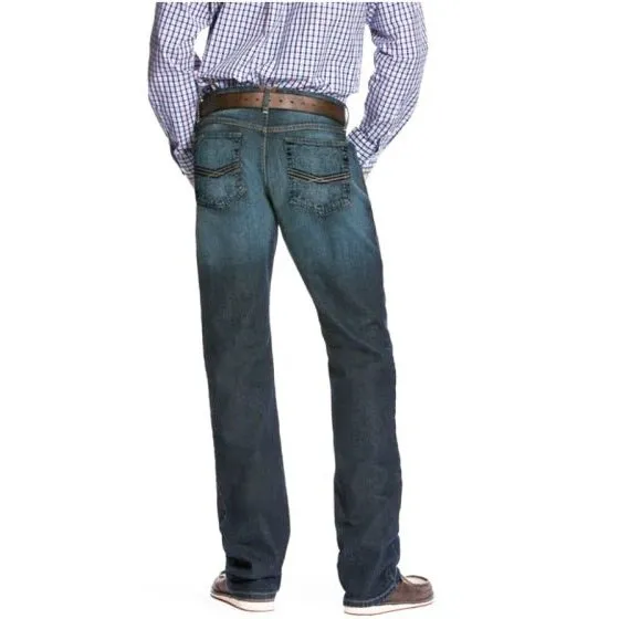 Ariat Men's Jeans M4 Low Rise Stretch Relaxed Fit Boot Cut Fremont