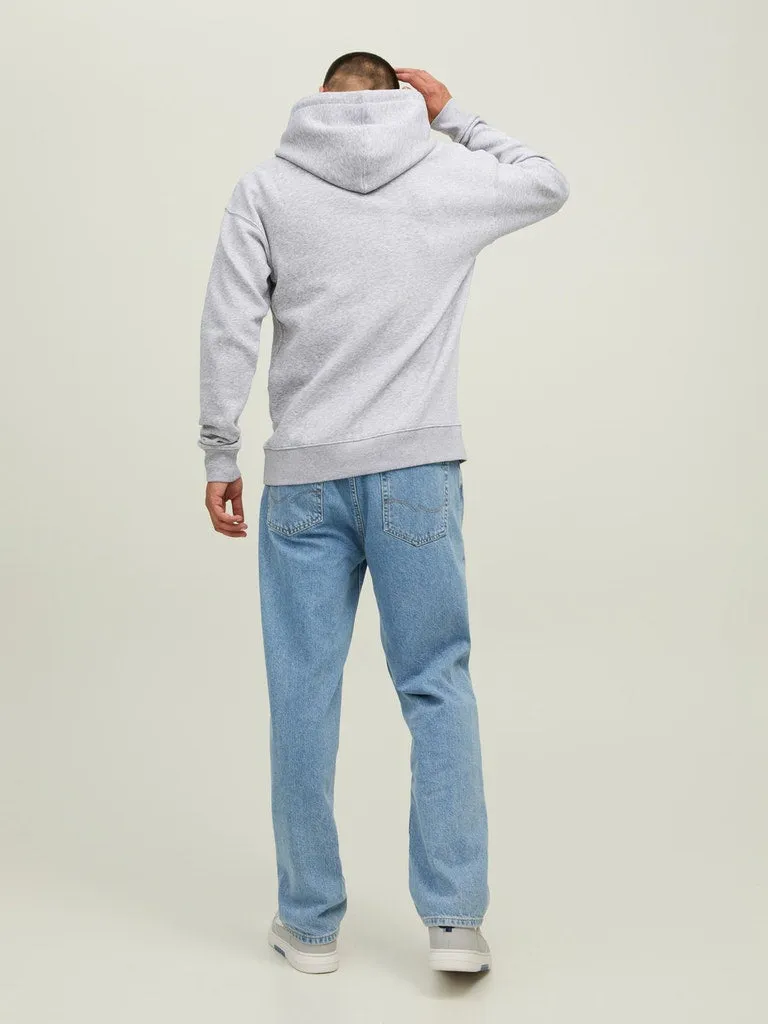 Basic Hooded Sweatshirt - Light Grey