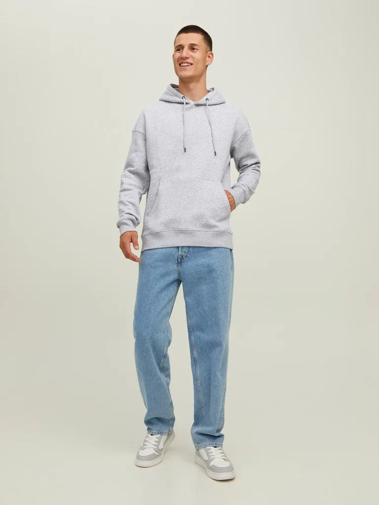 Basic Hooded Sweatshirt - Light Grey