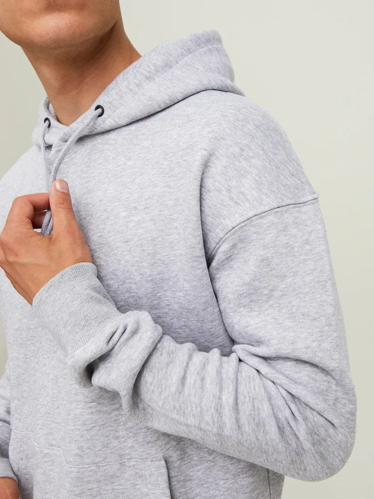 Basic Hooded Sweatshirt - Light Grey