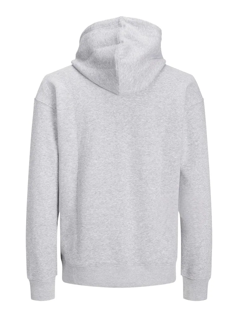Basic Hooded Sweatshirt - Light Grey