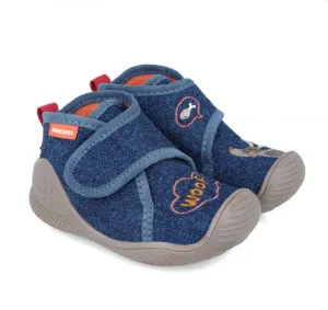 BIOMECANICS Cotton Slippers Azul Marino