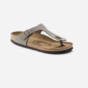 Birkenstock Gizeh Birko-Flor Nubuck Gray Gray/Stone