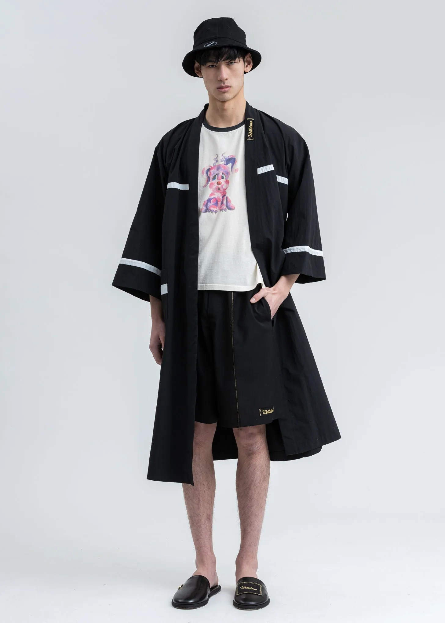 Black Elasticated Waistband Shorts