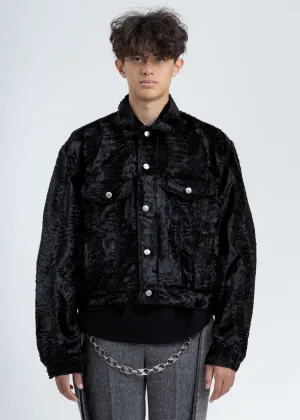 Black Faux Fur Jacket