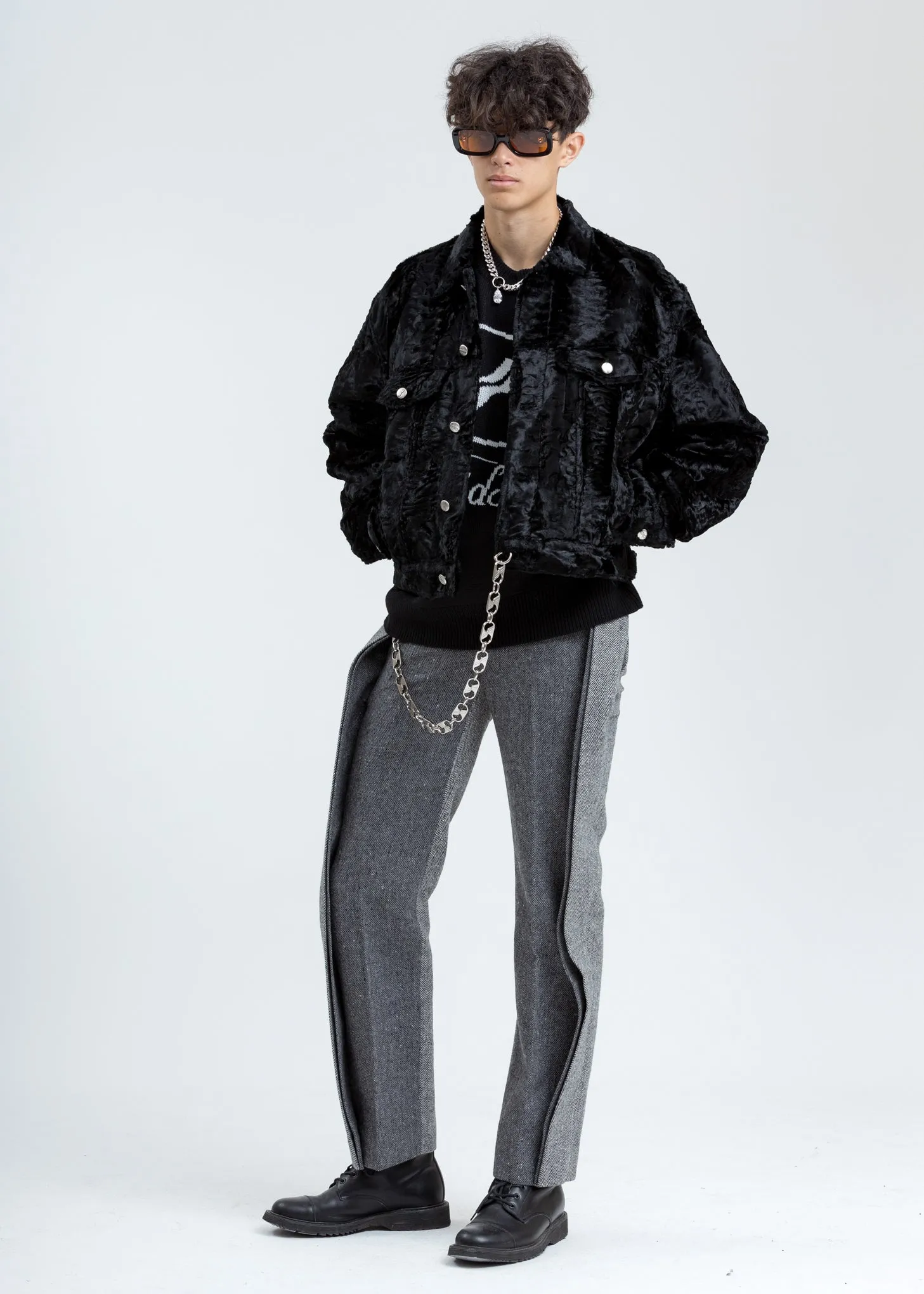 Black Faux Fur Jacket