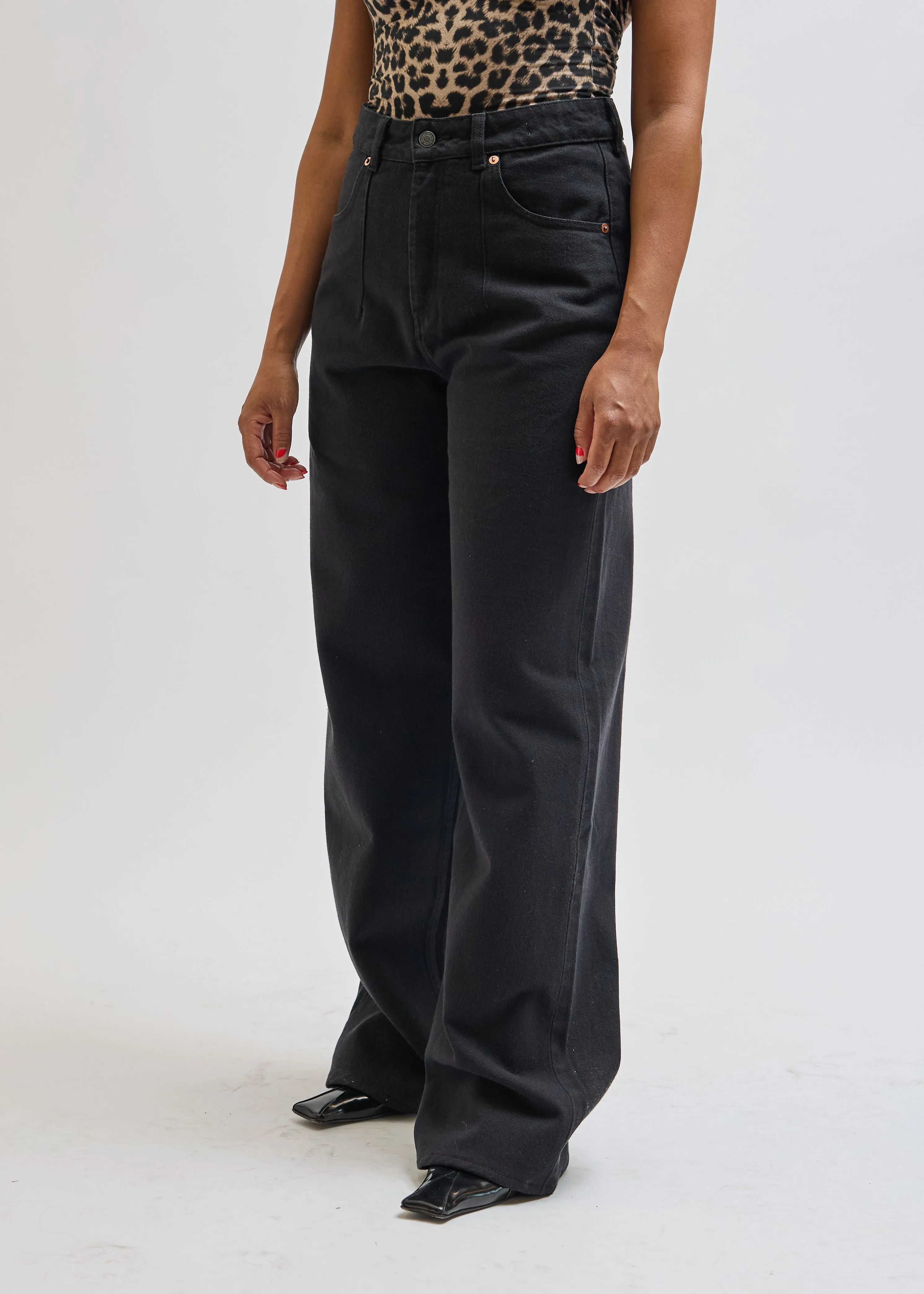 Black Noel Denim Trouser