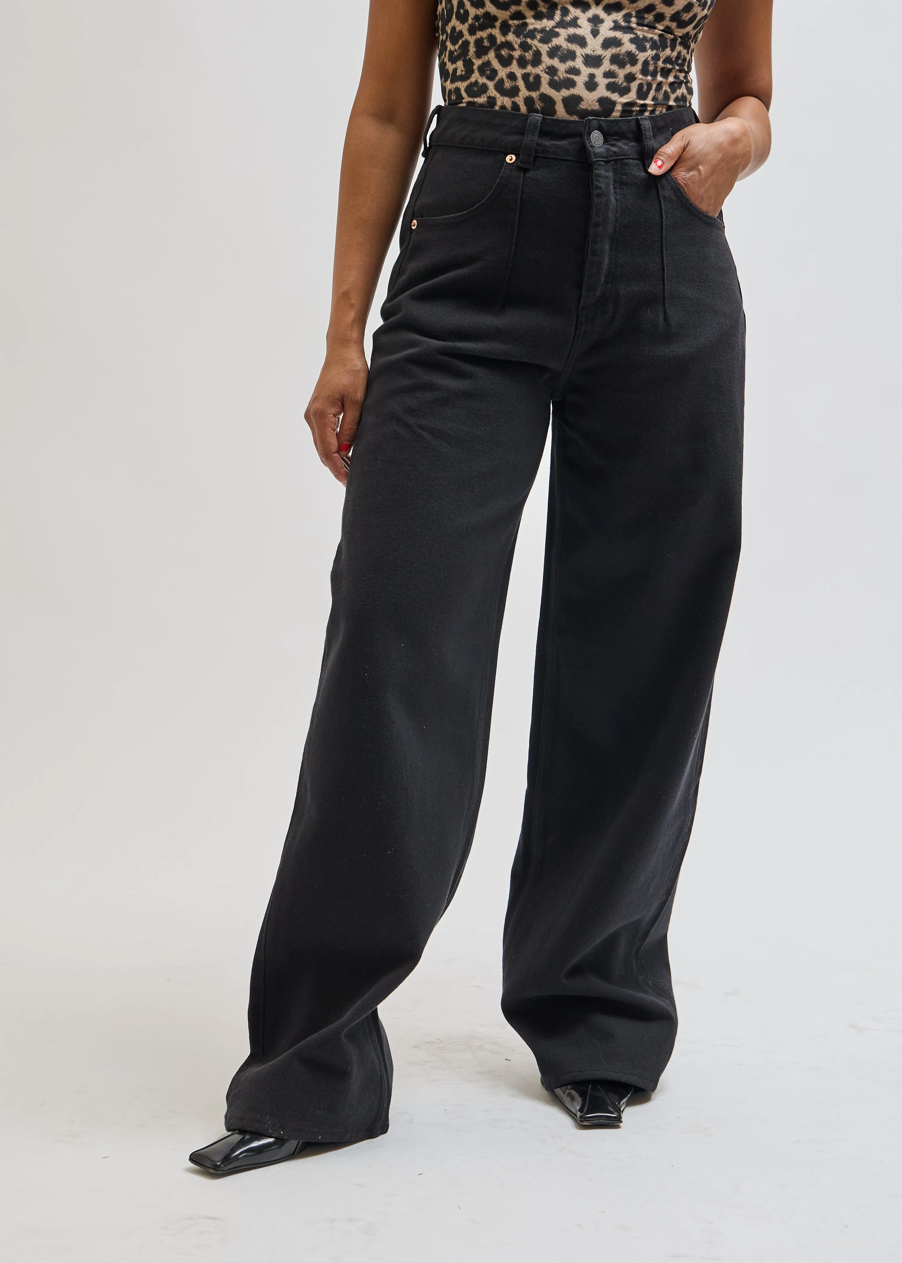 Black Noel Denim Trouser
