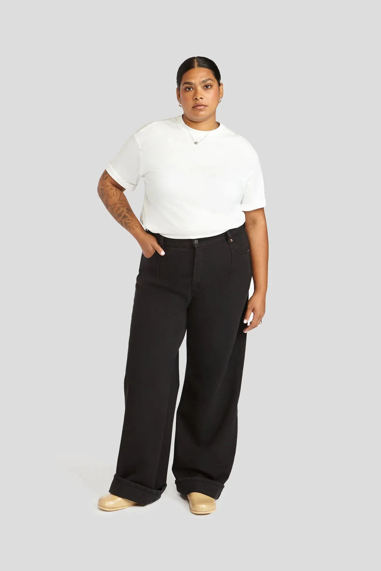 Black Noel Denim Trouser