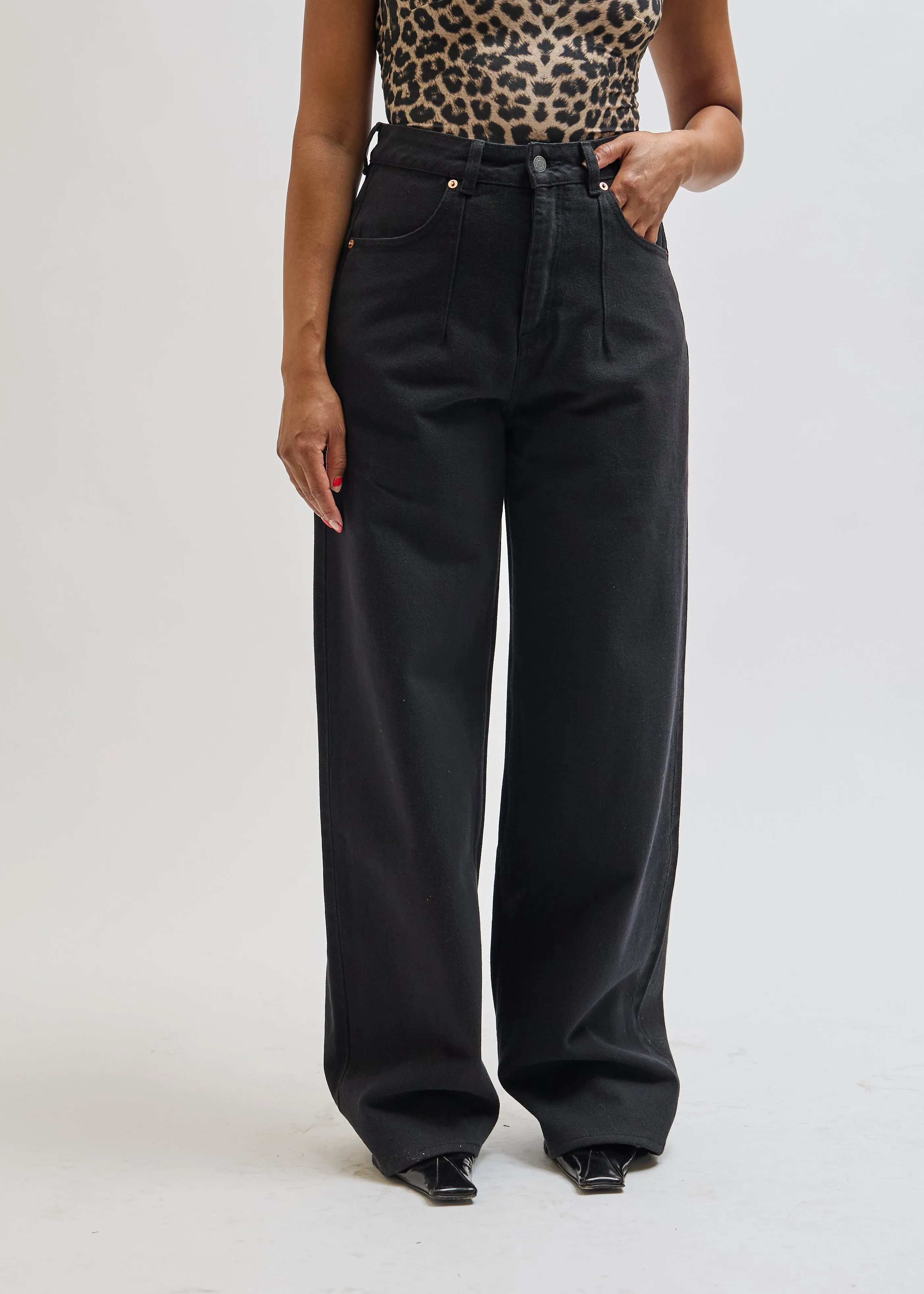 Black Noel Denim Trouser