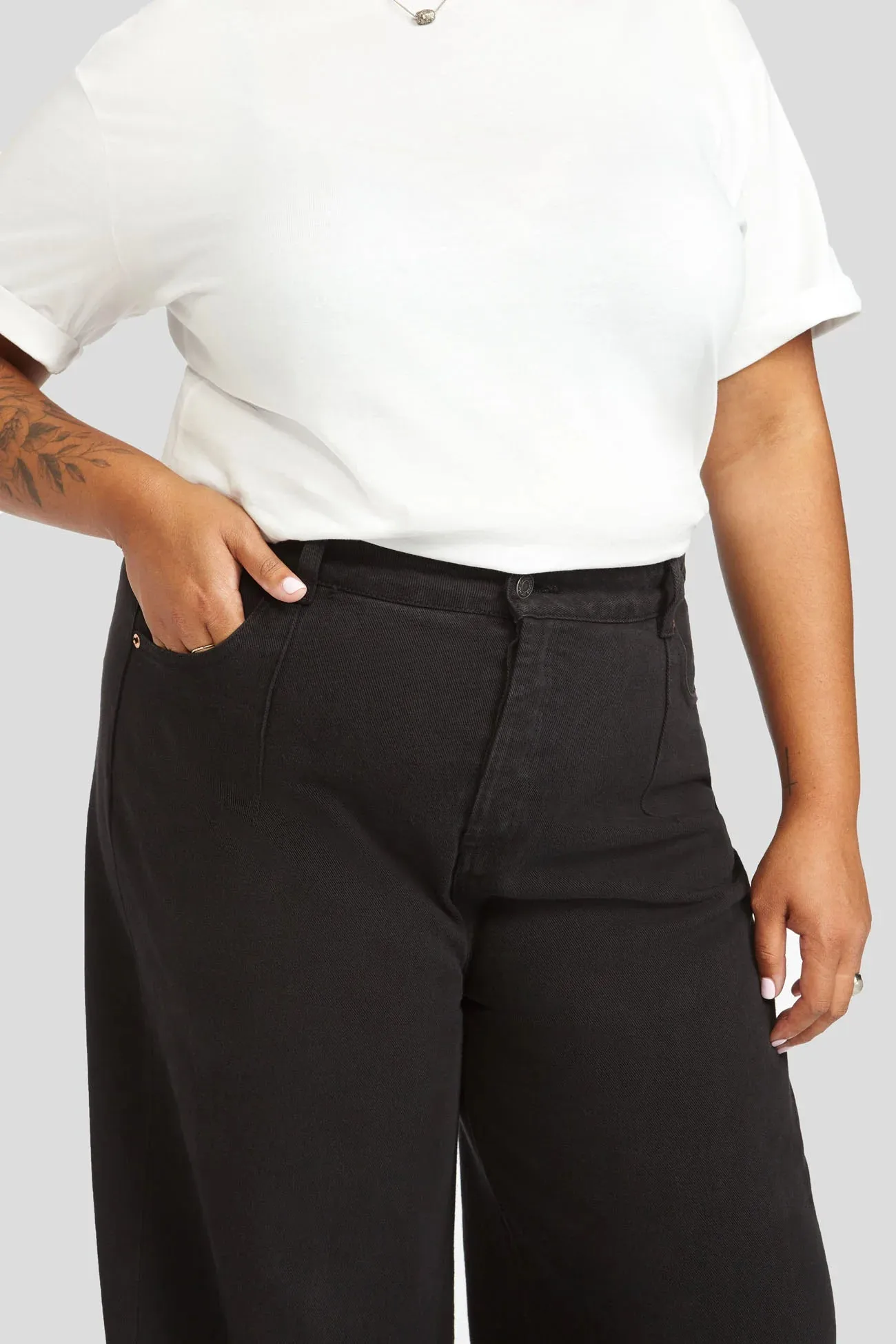 Black Noel Denim Trouser