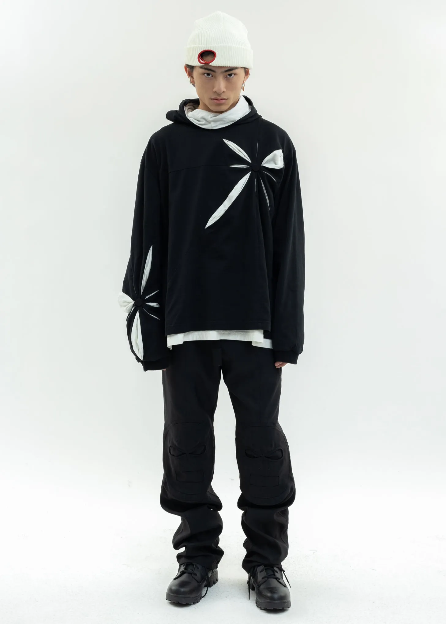 Black Origami Hoodie