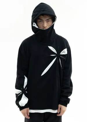 Black Origami Hoodie