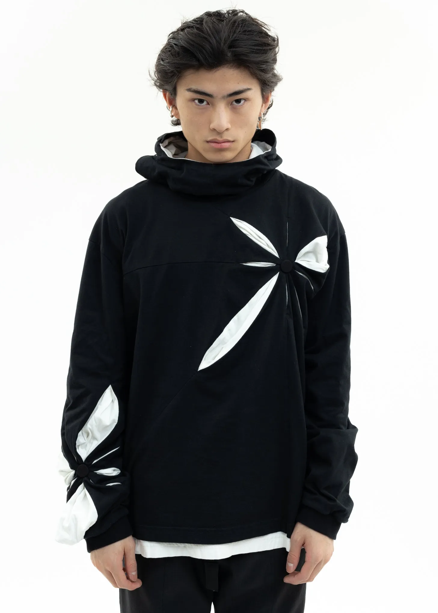 Black Origami Hoodie