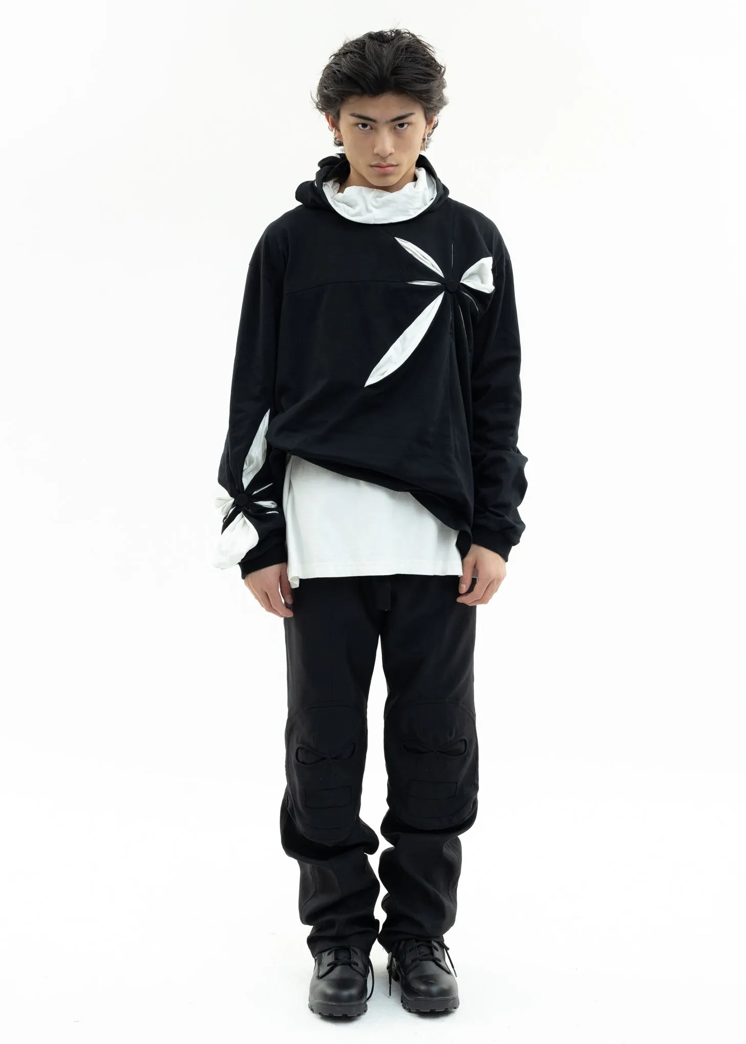Black Origami Hoodie