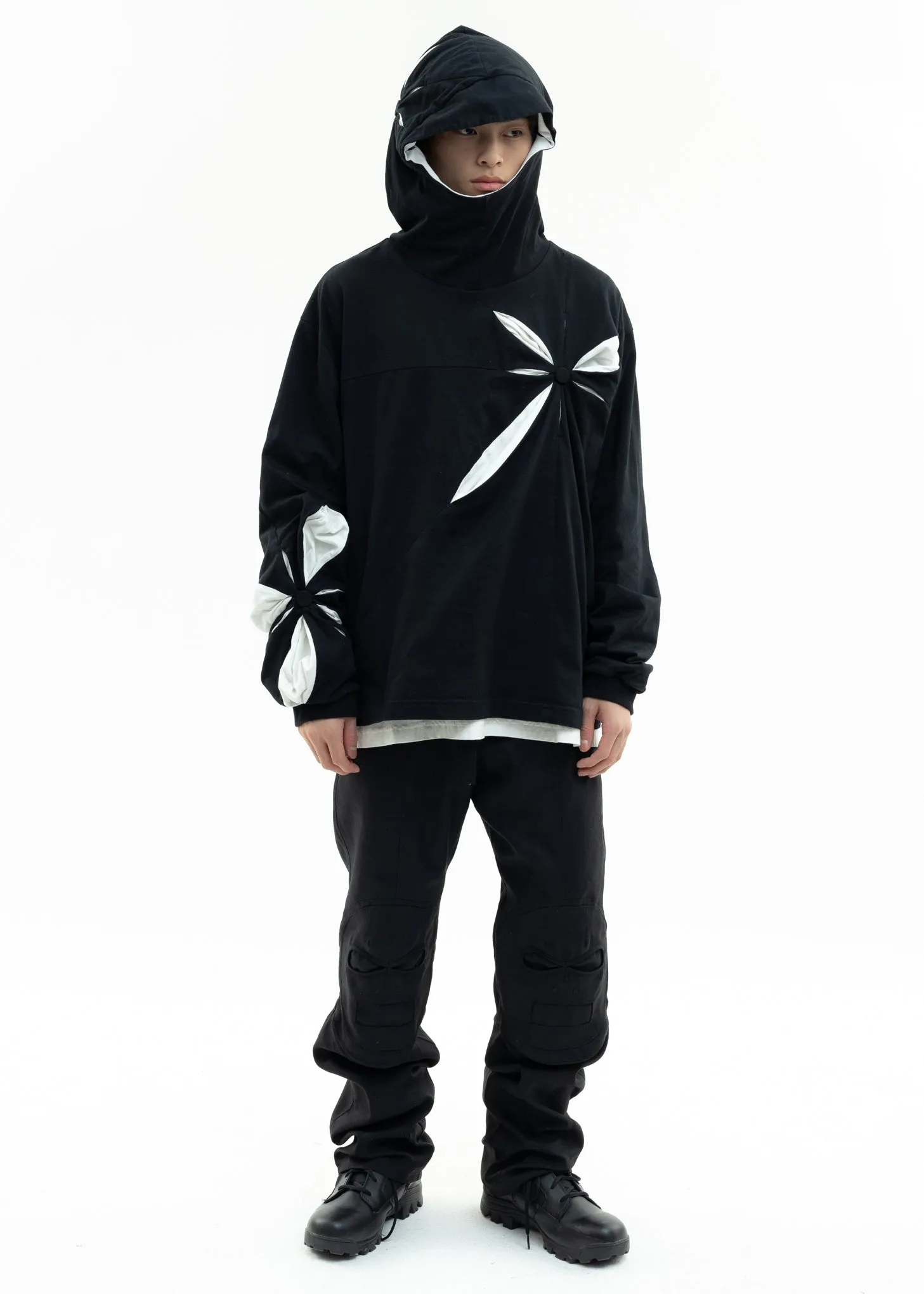 Black Origami Hoodie