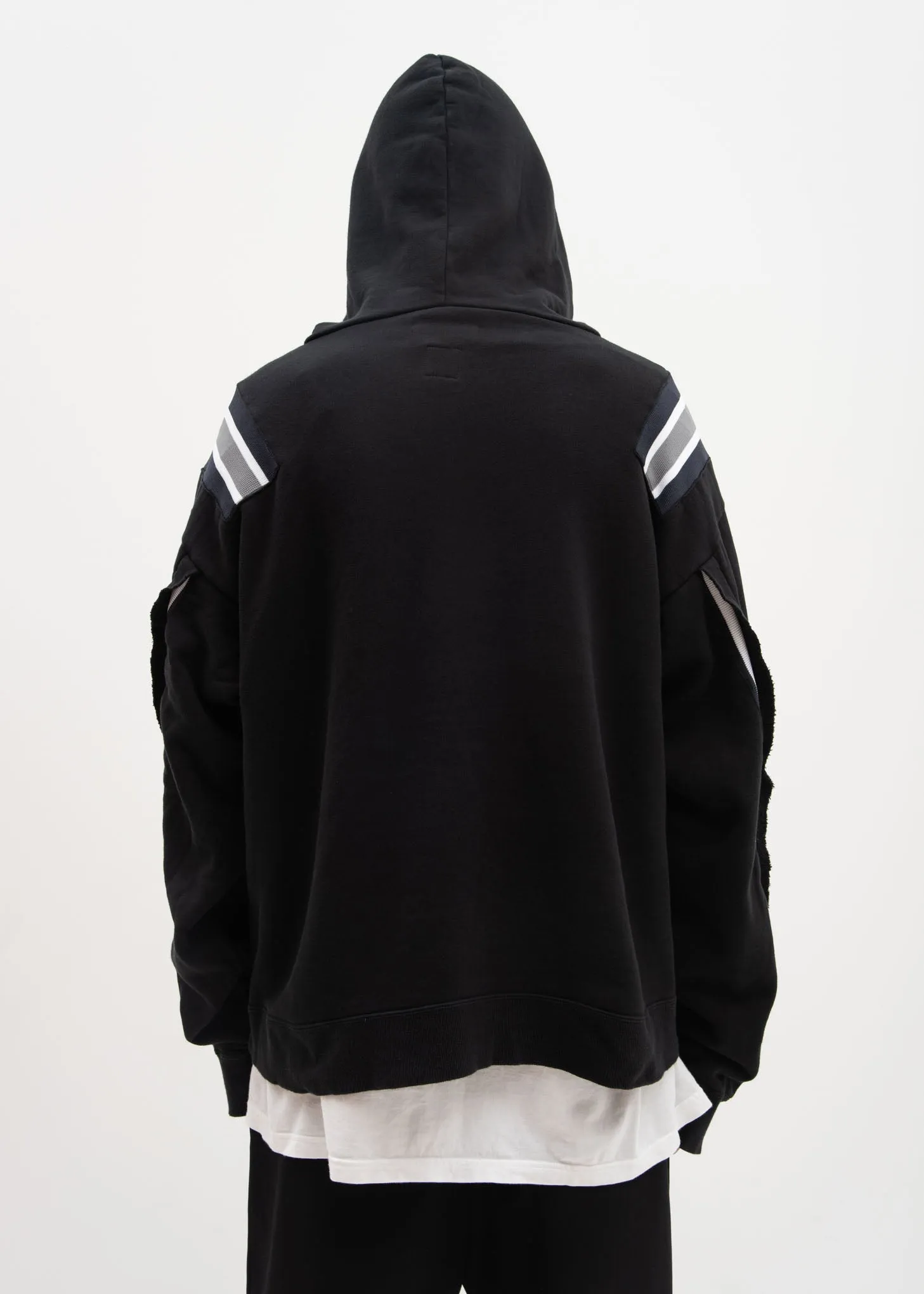 Black Taping Hoodie