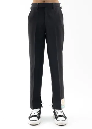 Black UPCYCLE OVERDYED Pants