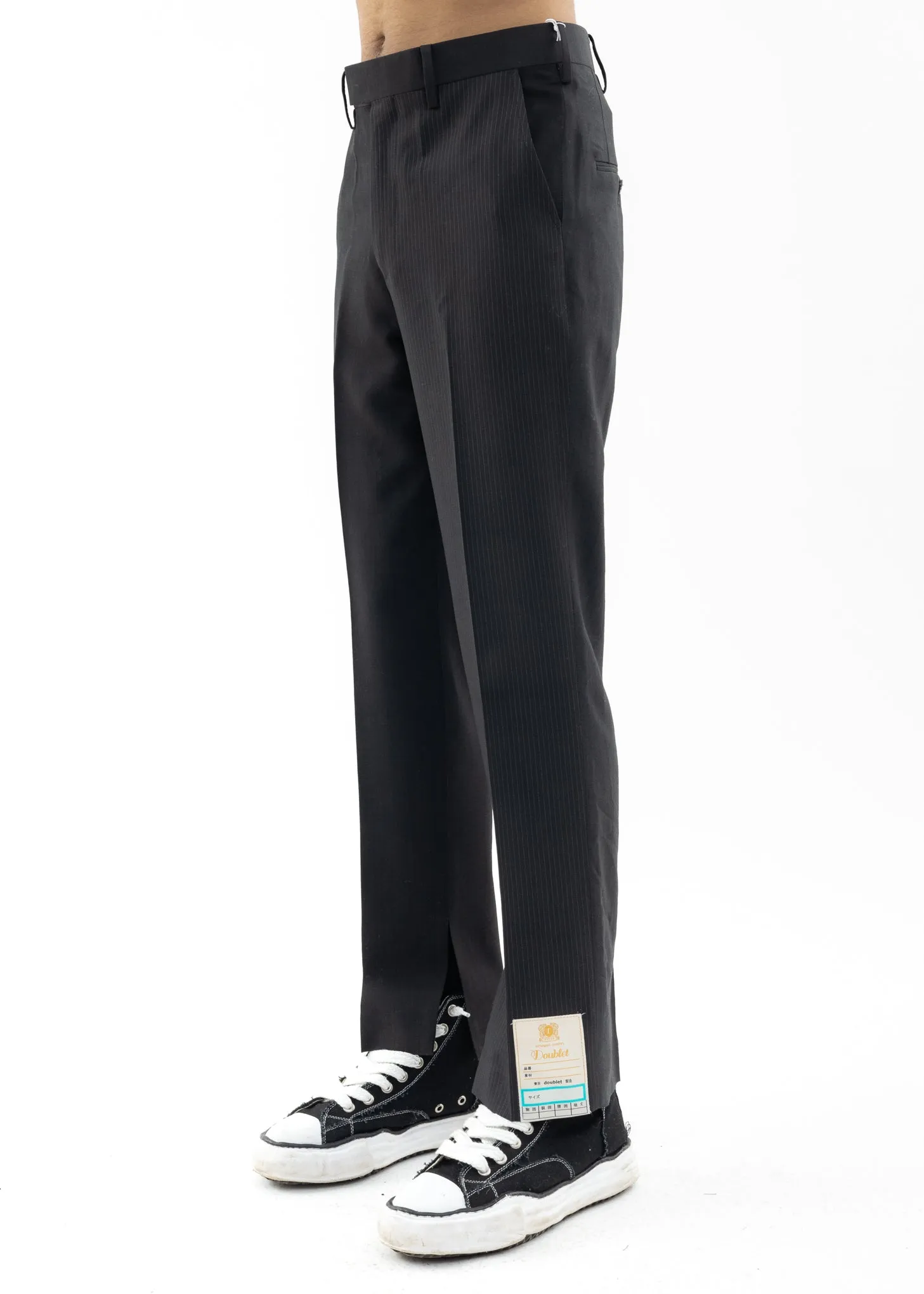 Black UPCYCLE OVERDYED Pants