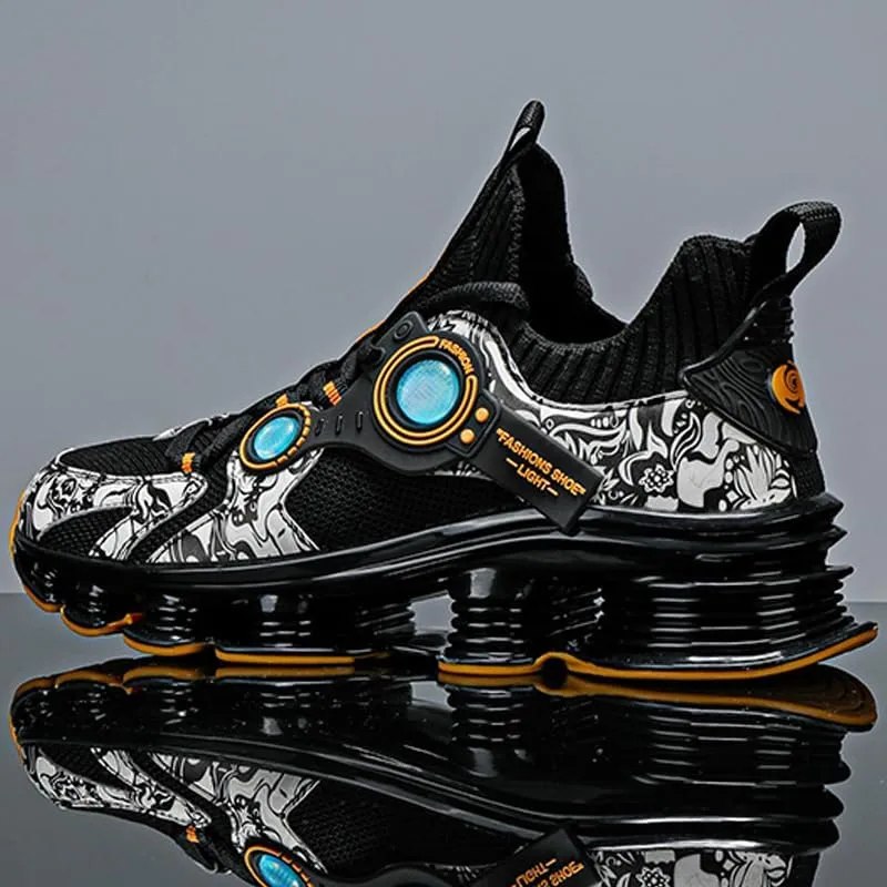 Blade Sneakers for Men Shoes Tennis Mens Trail Running Men's Athletic Fashion Shoe Sport Man Black Orange White Size Runner Jogging