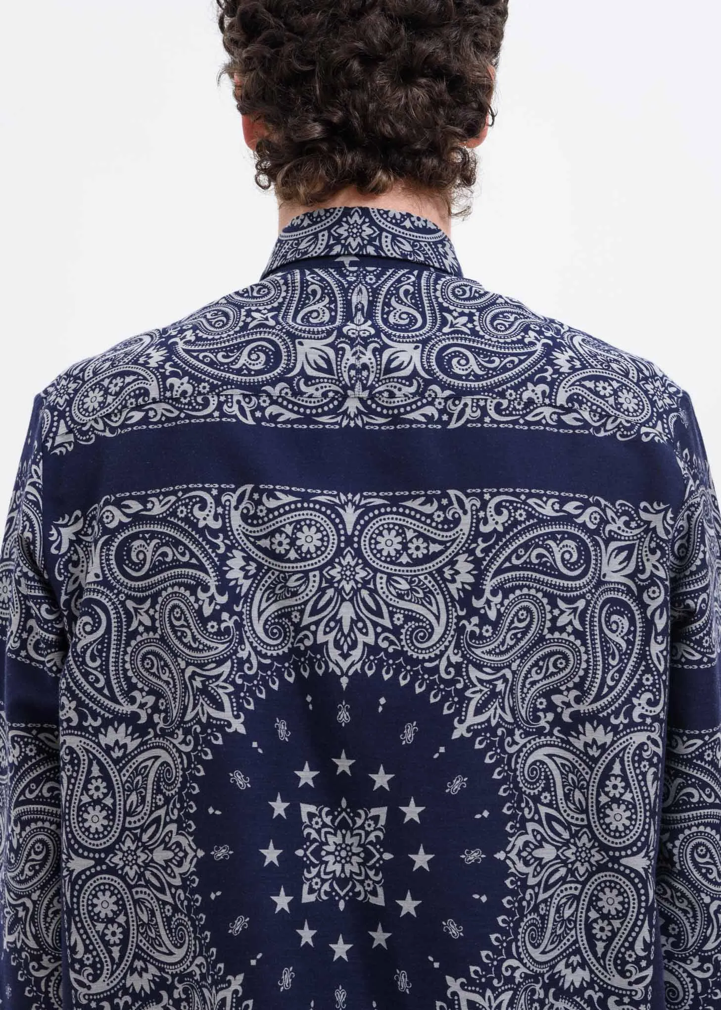 Blue Nevada Bandana Shirt