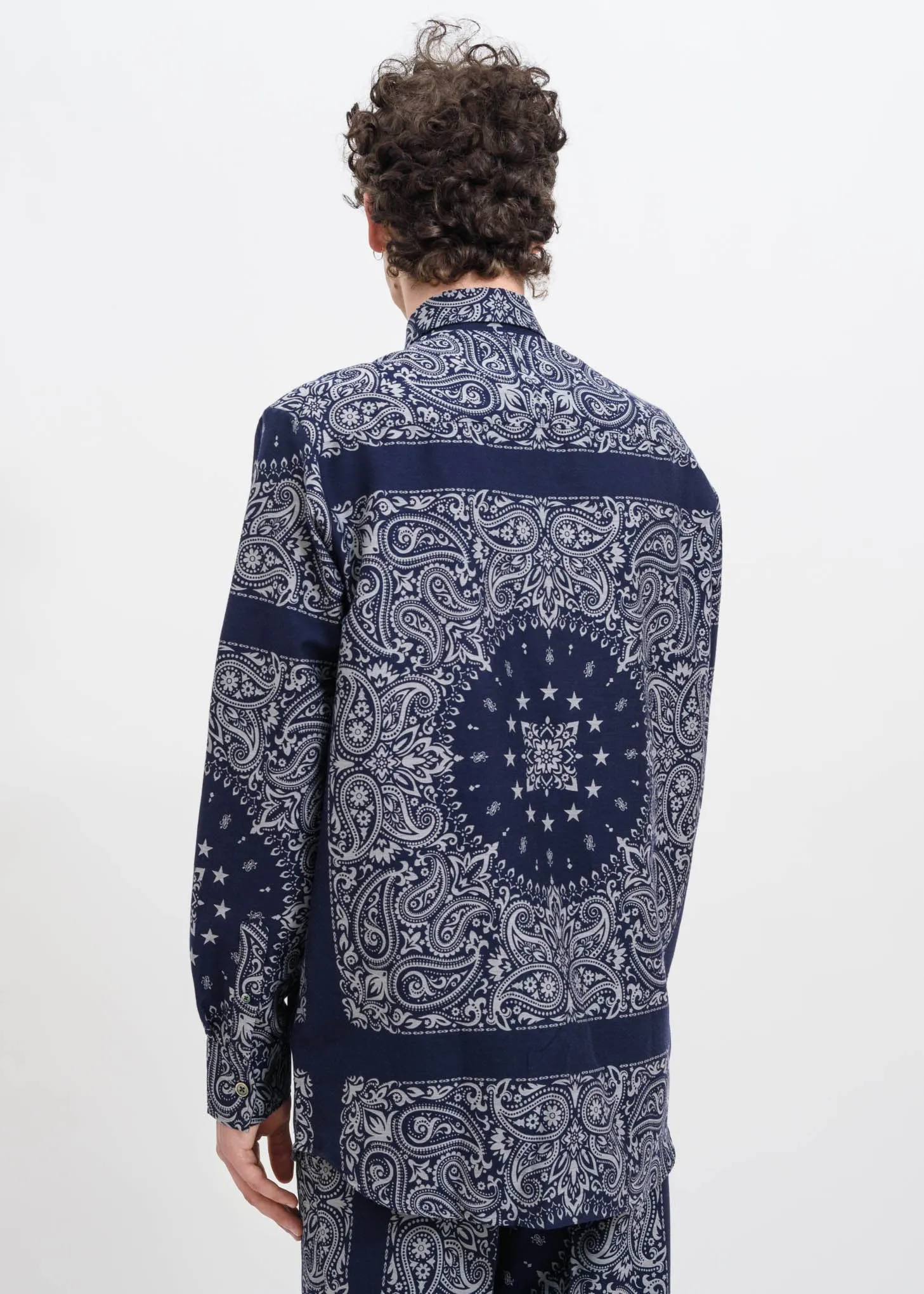 Blue Nevada Bandana Shirt