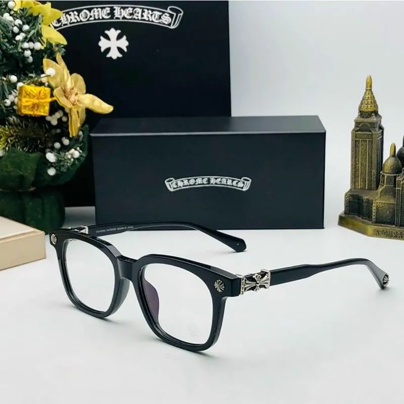 Bold Chrome Heart Glasses - Stylish Light Blocking and Anti-Dust Eyewear, Unisex Fashion Accessories Clear Durable