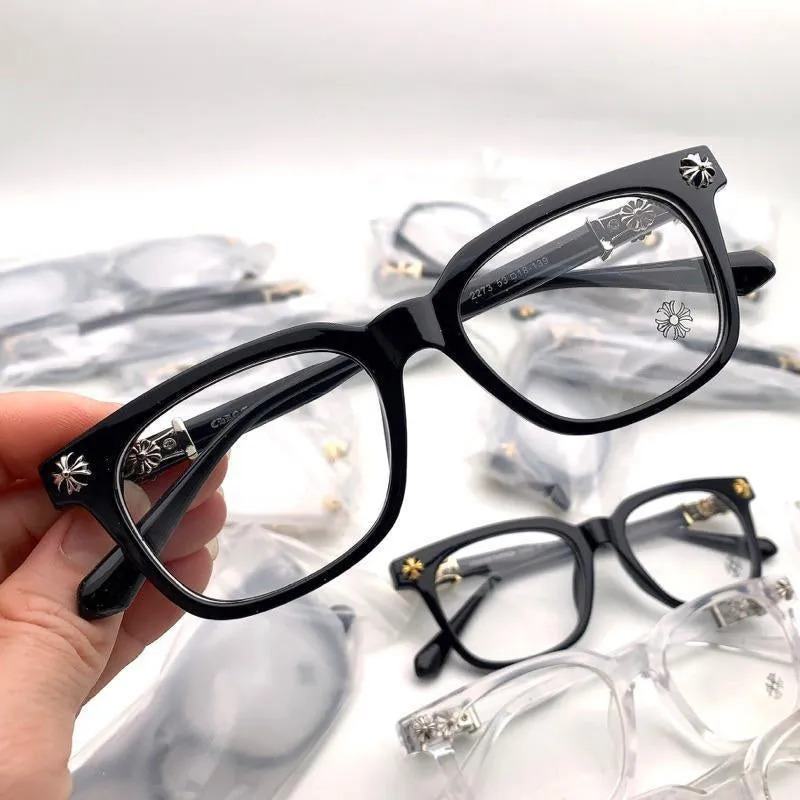 Bold Chrome Heart Glasses - Stylish Light Blocking and Anti-Dust Eyewear, Unisex Fashion Accessories Clear Durable