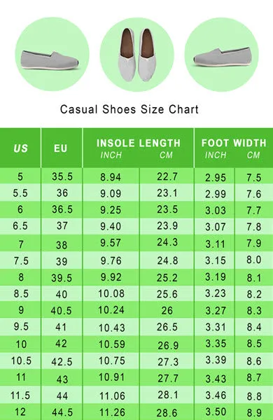 Borzoi Flower Casual Shoes