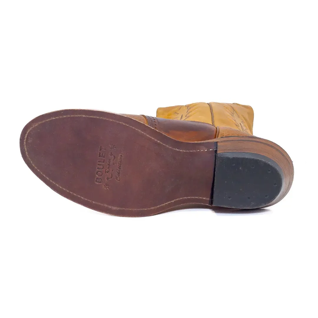 Boulet Men's Bullhide Round Toe Cowboy Boot