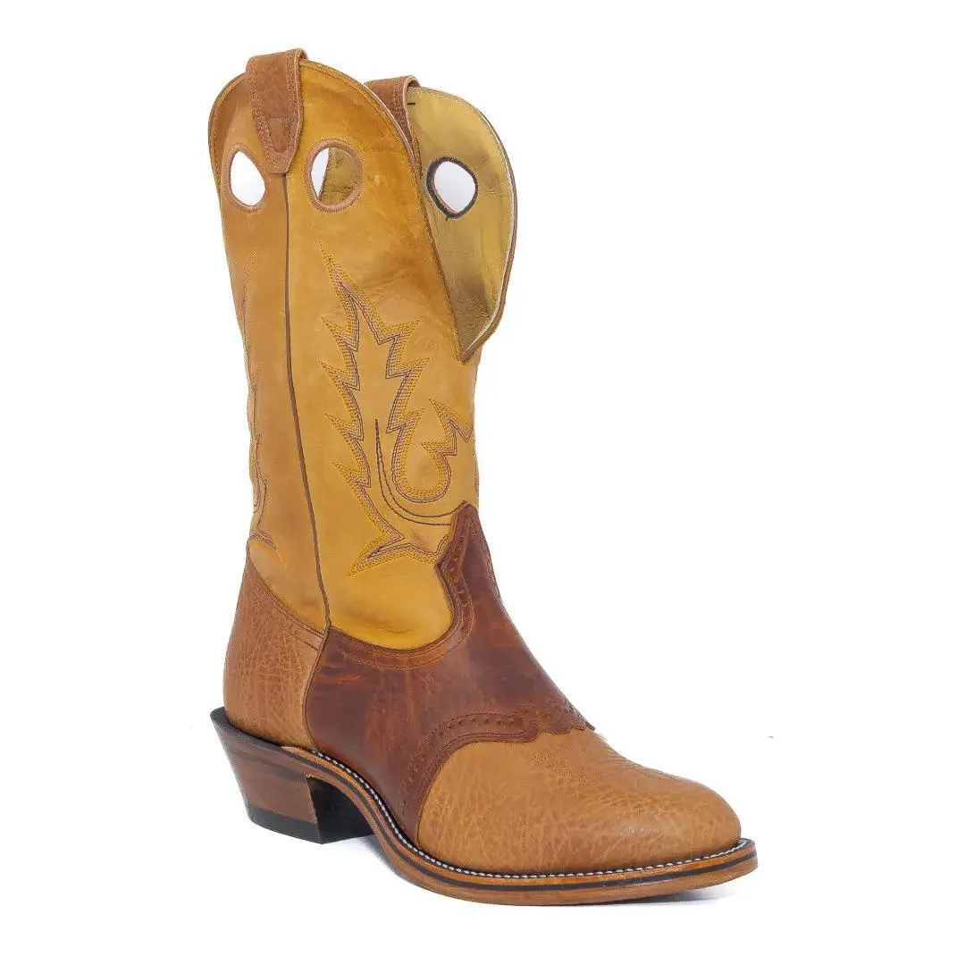 Boulet Men's Bullhide Round Toe Cowboy Boot