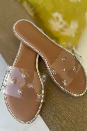 Bow Clear Sandals