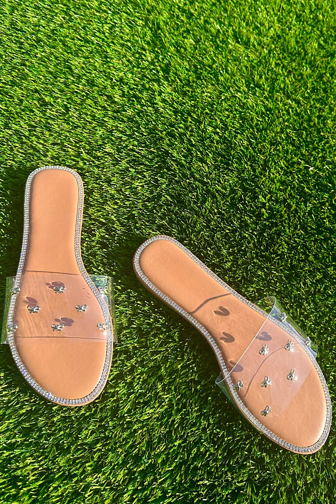 Bow Clear Sandals