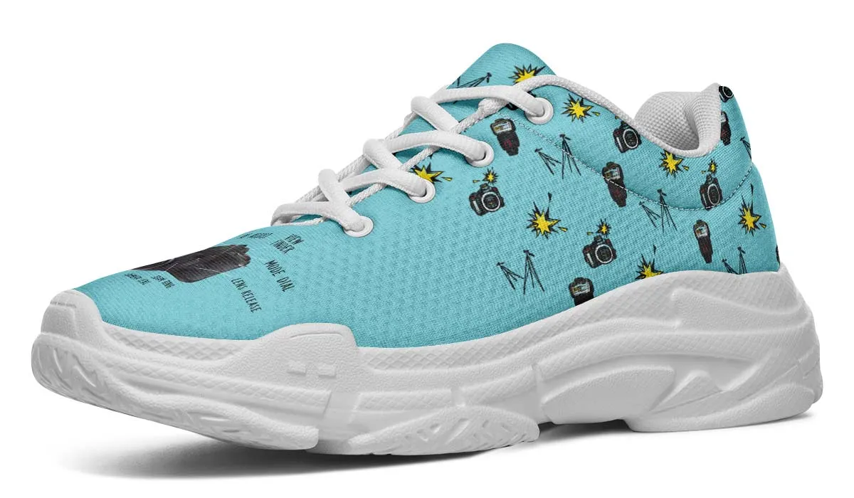 Camera Diagram Chunky Sneakers