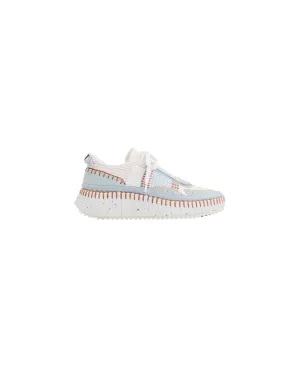 CHLOÉ NAMA MESH SNEAKER DELICATE BLUE