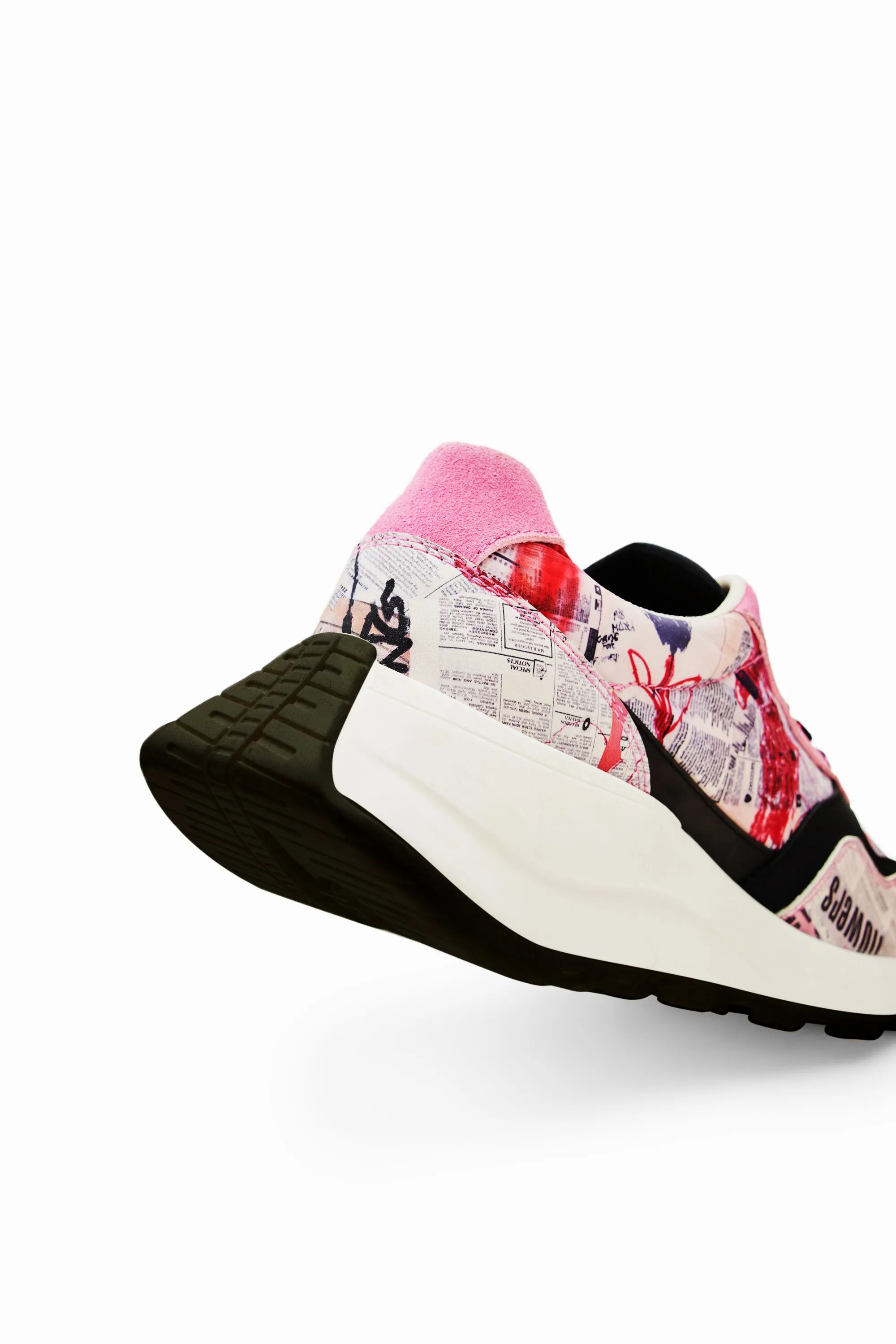 Desigual Newspaper running sneakers