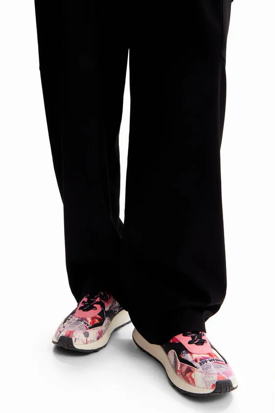 Desigual Newspaper running sneakers