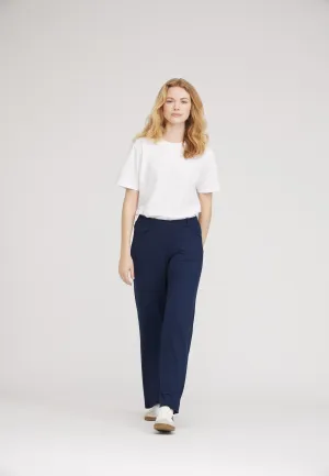Donna Loose Jersey - Short Length - Navy