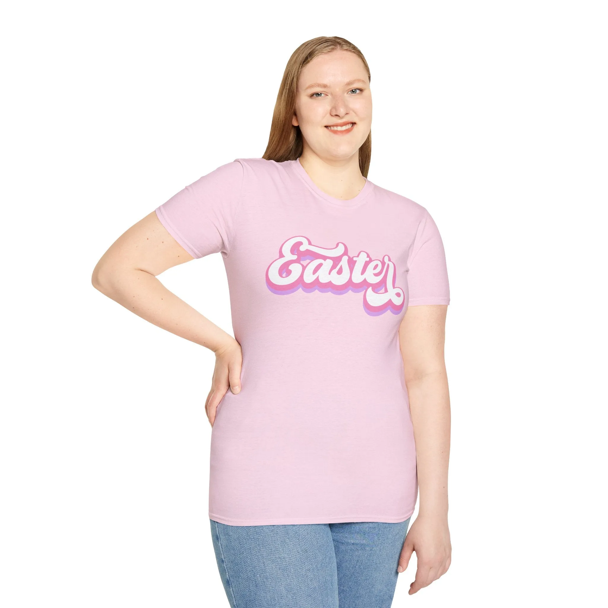 Easter Vibes Unisex Softstyle T-Shirt - Fun Seasonal Graphic Tee