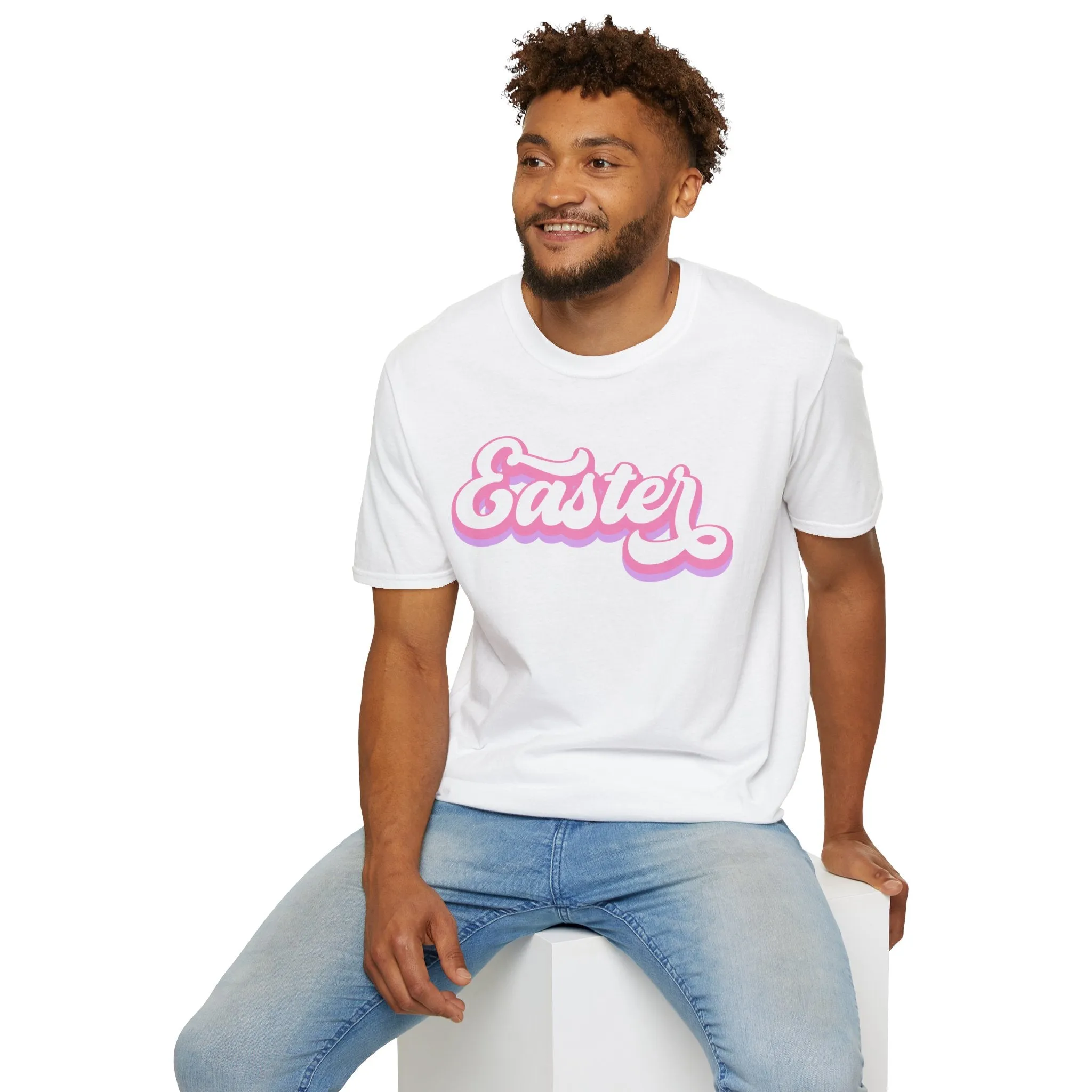 Easter Vibes Unisex Softstyle T-Shirt - Fun Seasonal Graphic Tee