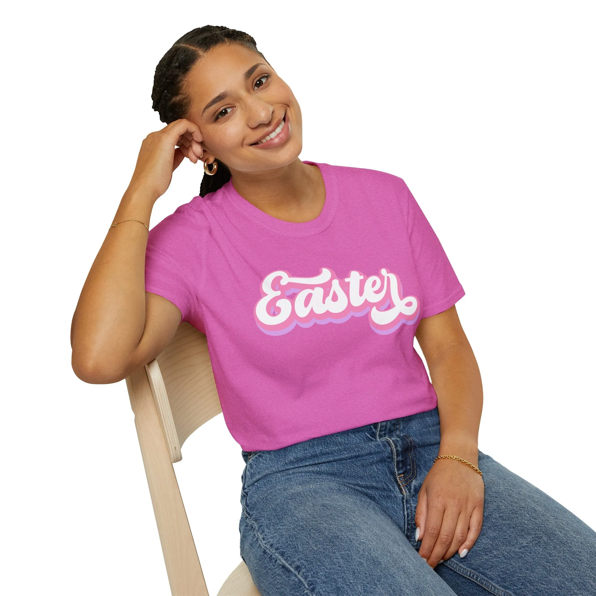 Easter Vibes Unisex Softstyle T-Shirt - Fun Seasonal Graphic Tee