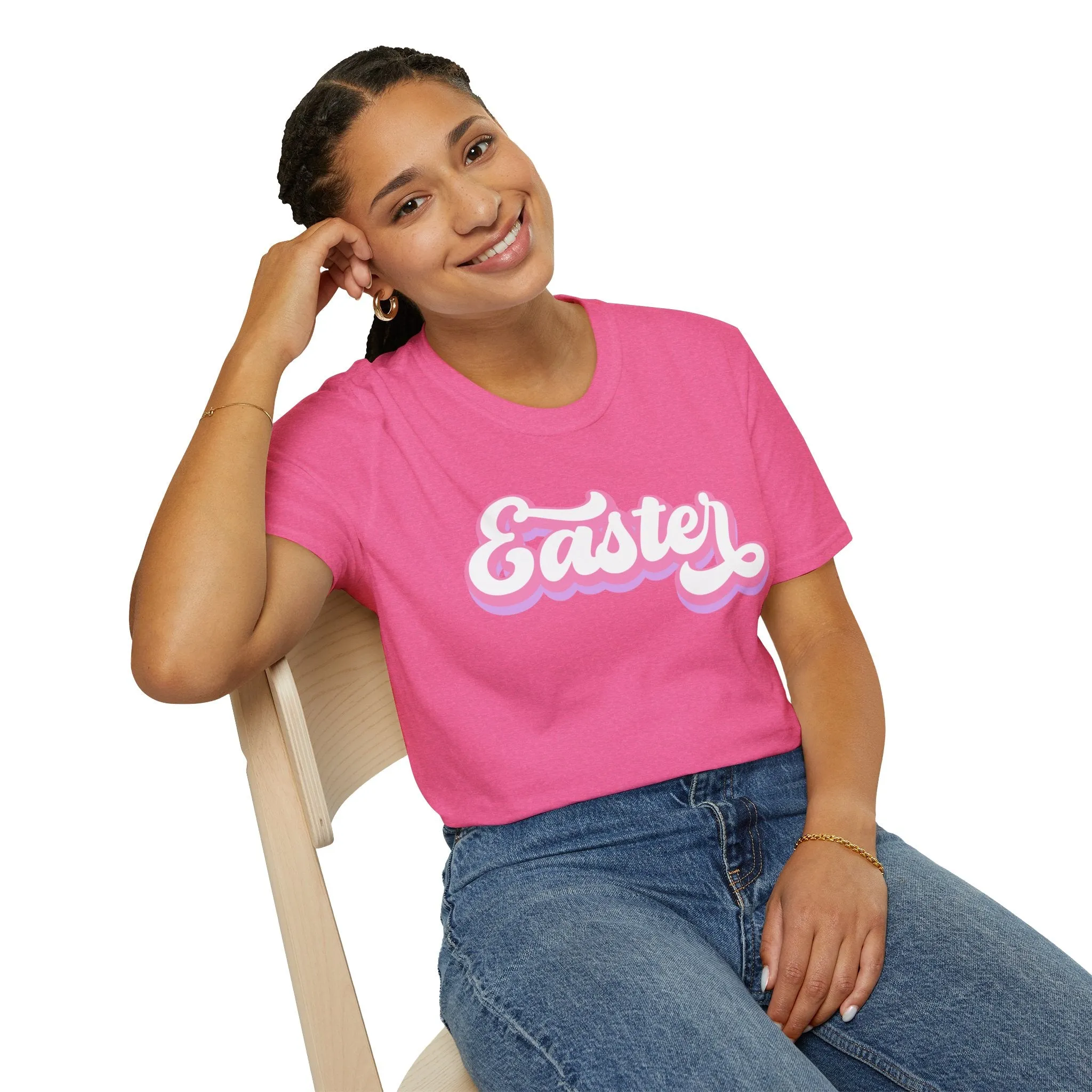 Easter Vibes Unisex Softstyle T-Shirt - Fun Seasonal Graphic Tee