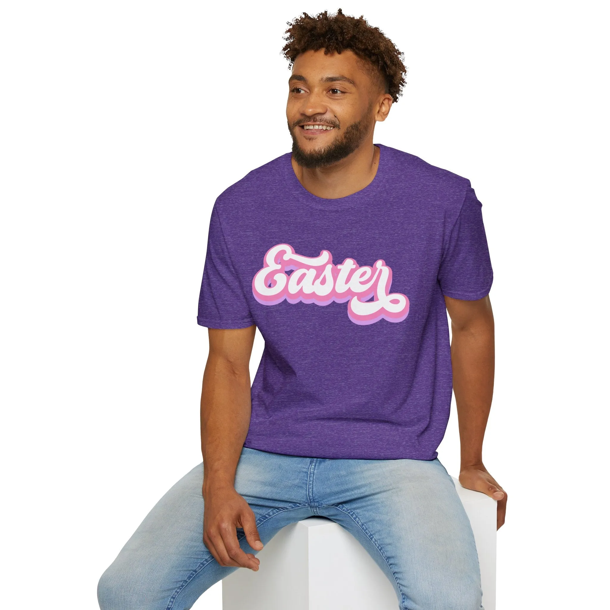 Easter Vibes Unisex Softstyle T-Shirt - Fun Seasonal Graphic Tee
